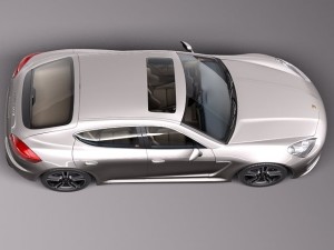 Porsche Panamera Turbo S 2014 3D 模型