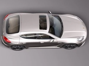 Porsche Panamera Turbo S 2014 3D Model