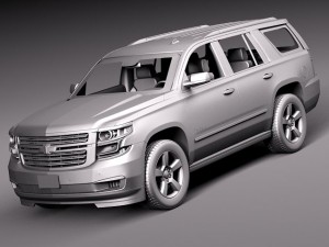 Chevrolet Tahoe 2014 Model 3D
