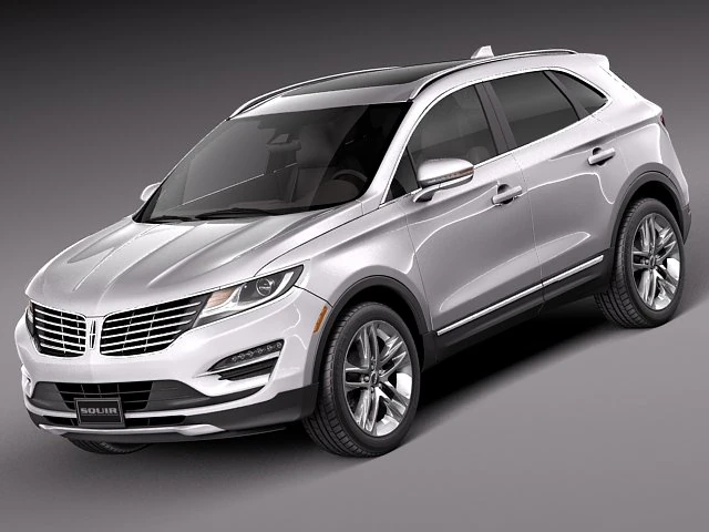 Lincoln MKC 2015 3D Model .c4d .max .obj .3ds .fbx .stl .blend