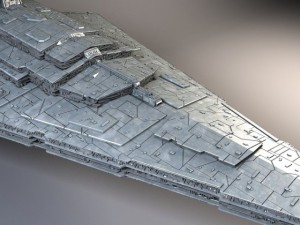 Starwars Star Destroyer Modello 3D