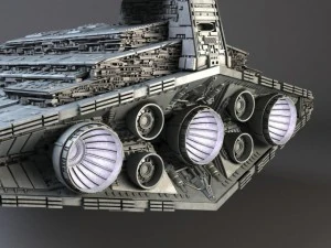 Starwars Star Destroyer 3D Model