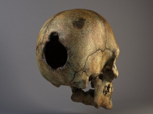 Man Skull Cracked Modèle 3D