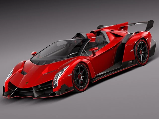 Veneo Roadster 2014 3D Model .c4d .max .obj .3ds .fbx .stl .blend 
