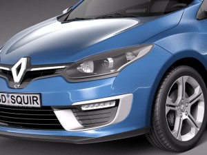 Renault Megane 3-door GT 2014 3D-Modell