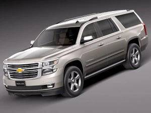 Chevrolet Suburban 2015 3D Model