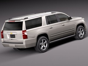 Chevrolet Suburban 2015 3D Модель
