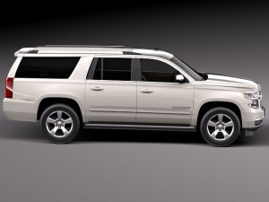 Chevrolet Suburban 2015 3D Модель