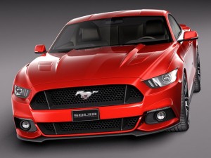 Mustang GT 2015 Model 3D