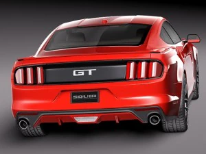 Mustang GT 2015 3D Model