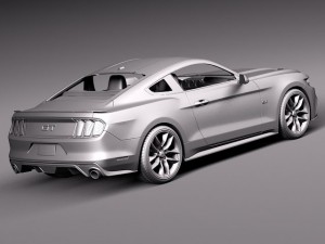 Mustang GT 2015 Model 3D