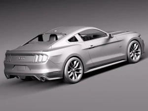 Mustang GT 2015 3D Model