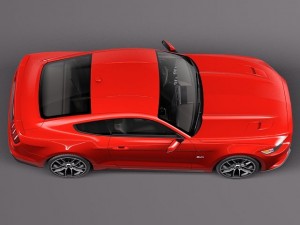 Mustang GT 2015 Model 3D