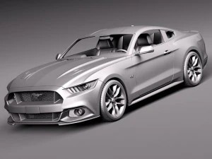 Mustang GT 2015 3D Model