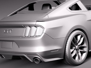 Mustang GT 2015 Model 3D