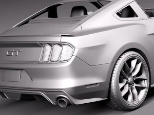 Mustang GT 2015 3D Model