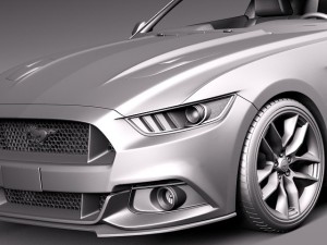 Mustang GT 2015 Model 3D