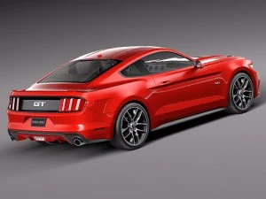 Mustang GT 2015 3D Model