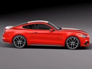Mustang GT 2015 3D Model