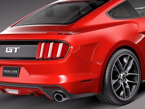 Mustang GT 2015 Model 3D