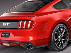 Mustang GT 2015 3D Model