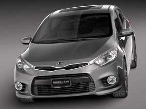 Kia Forte Hatchback 5-door 2014 3D Model