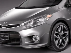 Kia Forte Hatchback 5-door 2014 3D Model