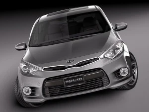 Kia Forte Hatchback 5-door 2014 3D Model