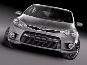 Kia Forte Hatchback 5-door 2014 3D Model
