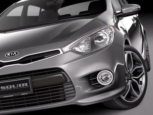 Kia Forte Hatchback 5-door 2014 3D Model