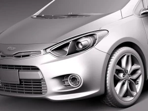 Kia Forte Hatchback 5-door 2014 3D Model