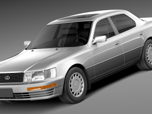 Lexus LS 400 1989-1994 3D Модель