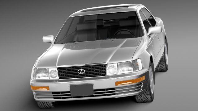 Lexus ls 400 1989 to 1994 3D Модель in Седан 3DExport