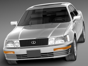 Lexus LS 400 1989-1994 3D Model in Sedan 3DExport