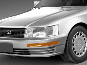 Lexus LS 400 1989-1994 3D Model in Sedan 3DExport