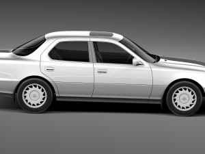Lexus LS 400 1989 - 3D Model by sky3ds