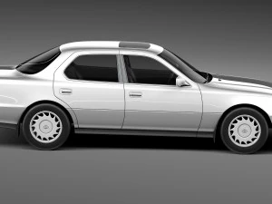 Lexus LS 400 1989-1994 3D Model