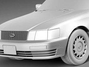 Lexus LS 400 1989-1994 3D Model