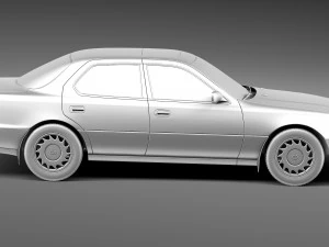 Lexus LS 400 1989-1994 3D Model