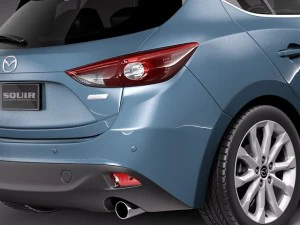 Mazda 3 Hatchback 2014 3D Model