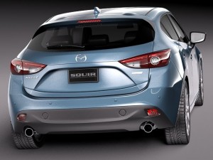 Mazda 3 Hatchback 2014 Model 3D