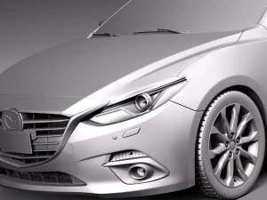 Mazda 3 Hatchback 2014 3D Model