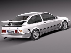 Sierra RS Cosworth 1986-1992 3D Modell
