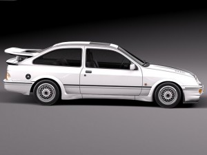 Sierra RS Cosworth 1986-1992 3D Modell