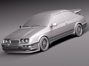 Sierra RS Cosworth 1986-1992 3D Modell
