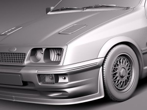 Sierra RS Cosworth 1986-1992 3D Modell