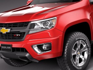 Chevrolet Colorado Double Cab 2015 3D Model