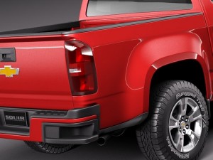Chevrolet Colorado Double Cab 2015 3D Model