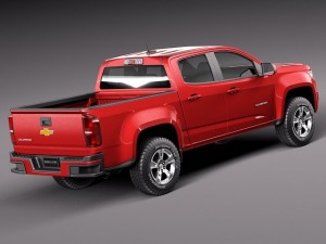 Chevrolet Colorado Double Cab 2015 3D Model