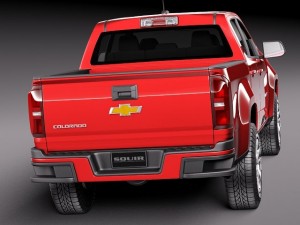 Chevrolet Colorado Double Cab 2015 3D Model